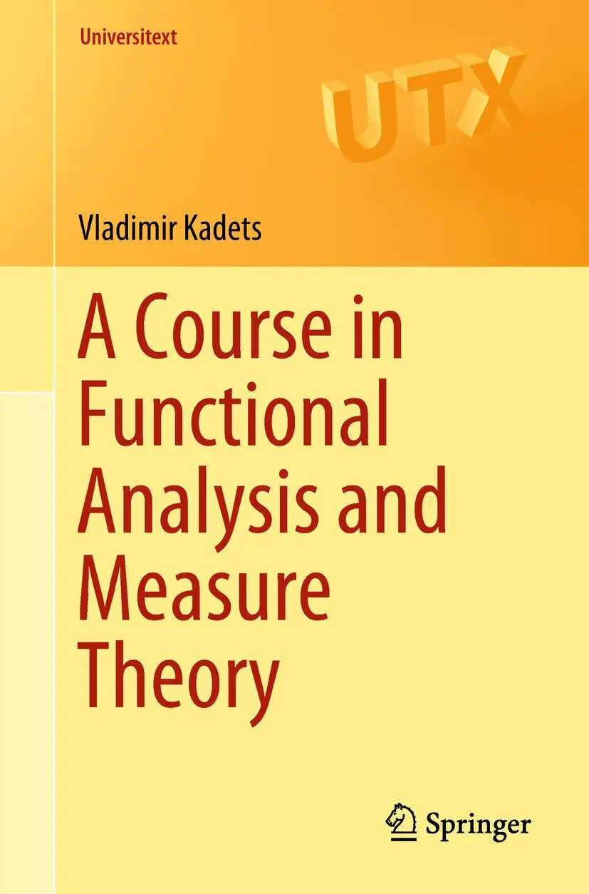 Cover: 9783319920030 | A Course in Functional Analysis and Measure Theory | Vladimir Kadets