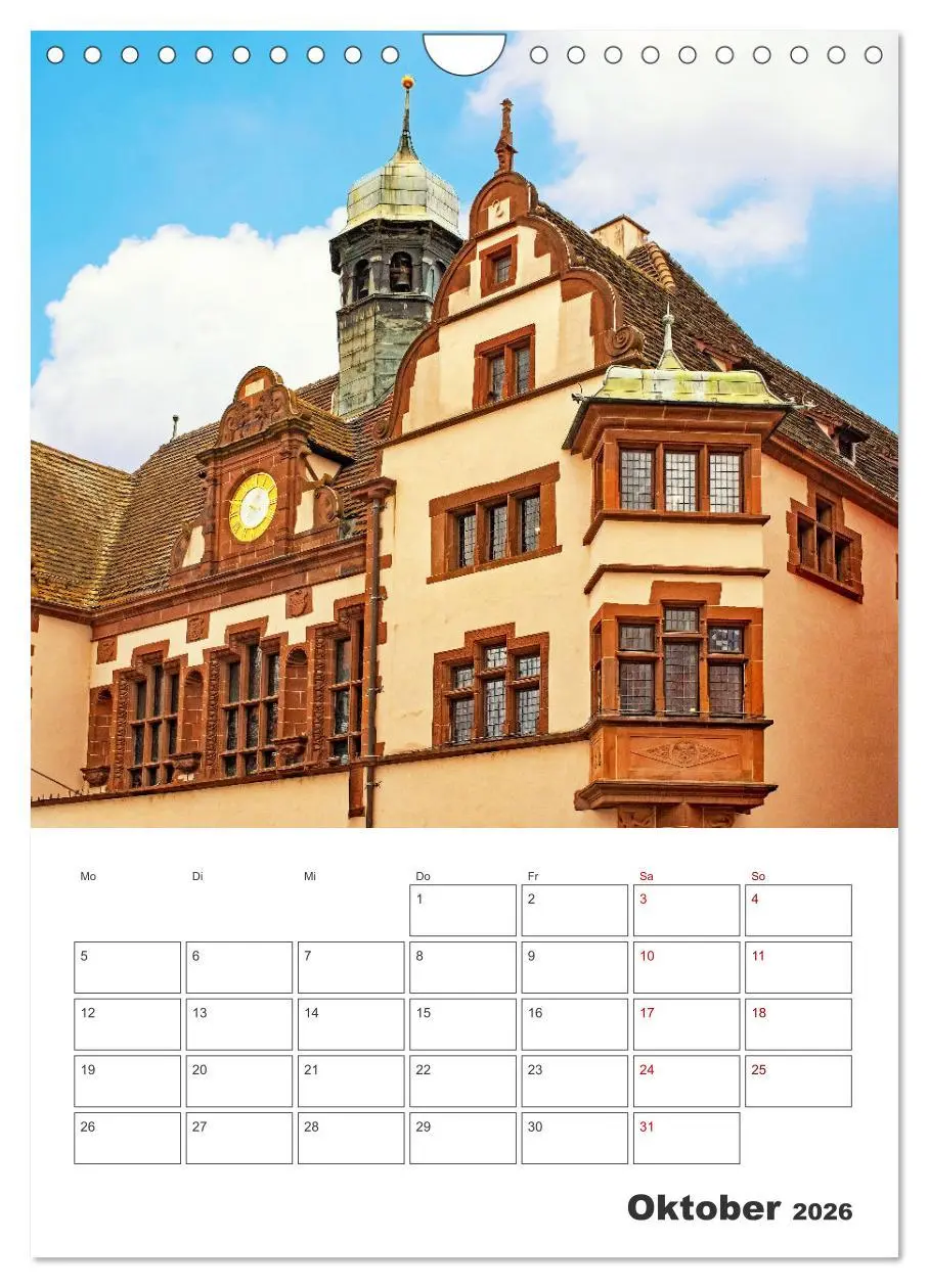 Bild: 9783516310030 | Freiburg - Reiseplaner (Wandkalender 2026 DIN A4 hoch), CALVENDO...