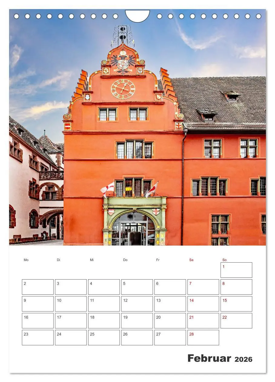 Bild: 9783516310030 | Freiburg - Reiseplaner (Wandkalender 2026 DIN A4 hoch), CALVENDO...