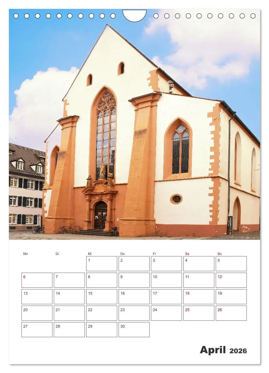 Bild: 9783516310030 | Freiburg - Reiseplaner (Wandkalender 2026 DIN A4 hoch), CALVENDO...