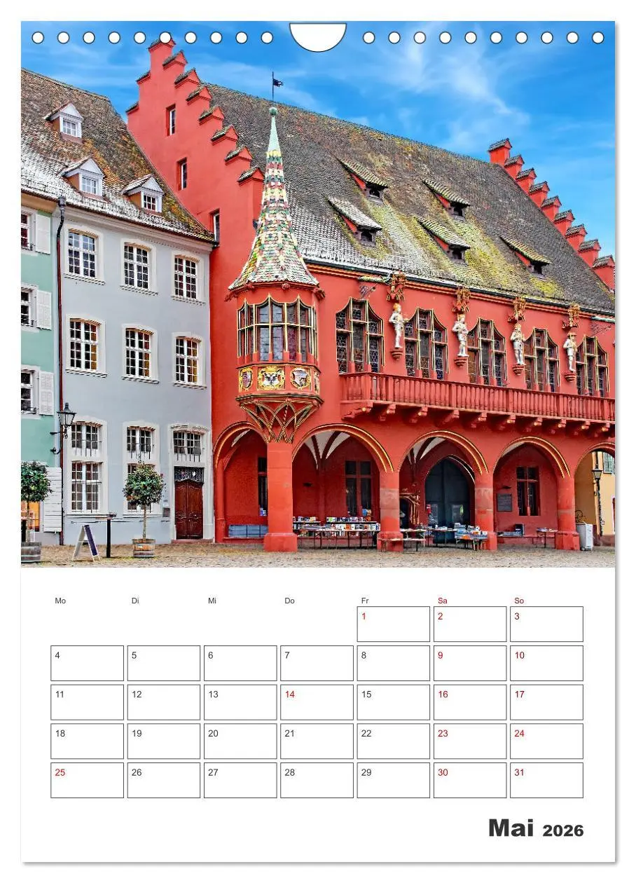 Bild: 9783516310030 | Freiburg - Reiseplaner (Wandkalender 2026 DIN A4 hoch), CALVENDO...