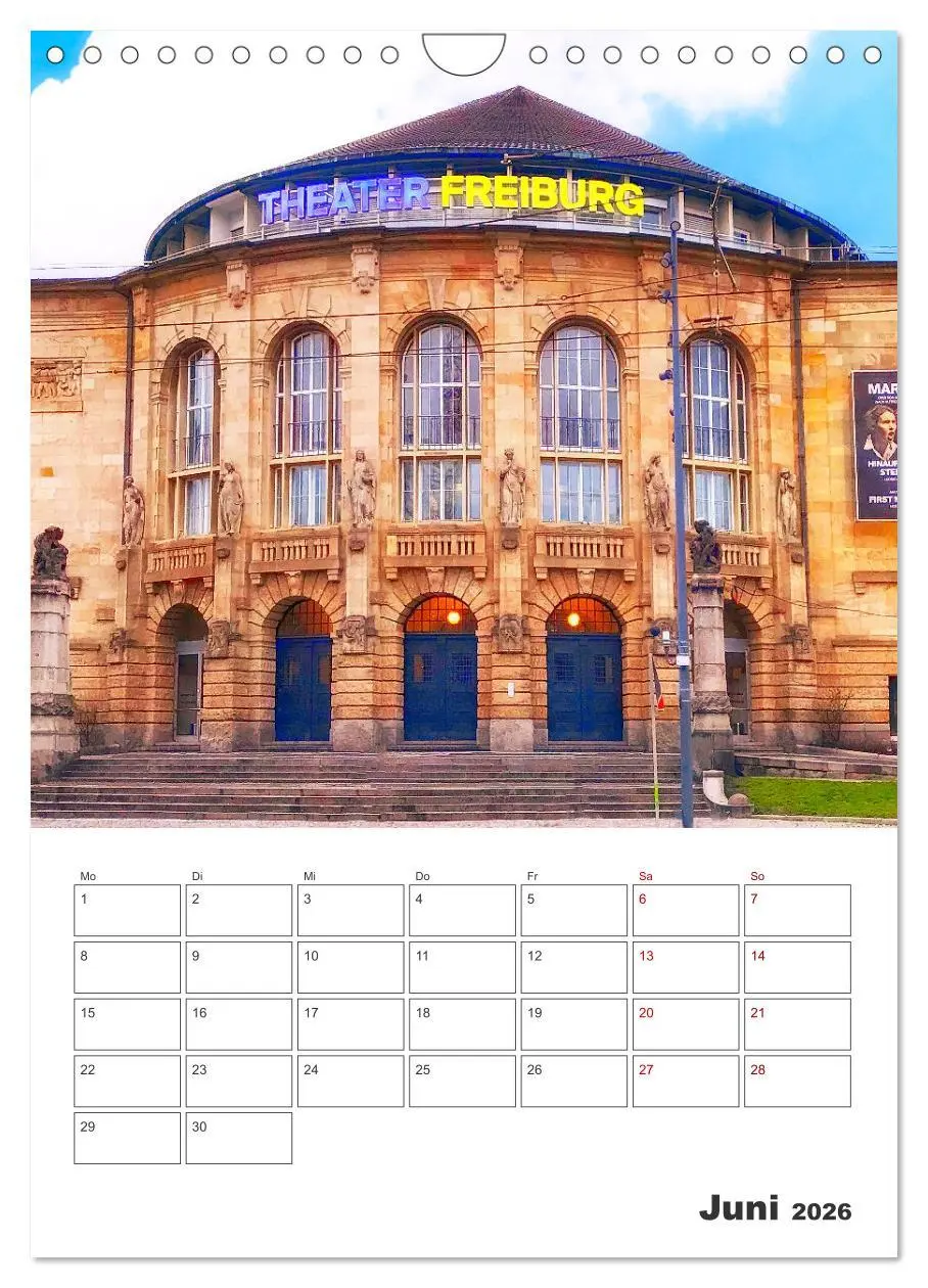 Bild: 9783516310030 | Freiburg - Reiseplaner (Wandkalender 2026 DIN A4 hoch), CALVENDO...