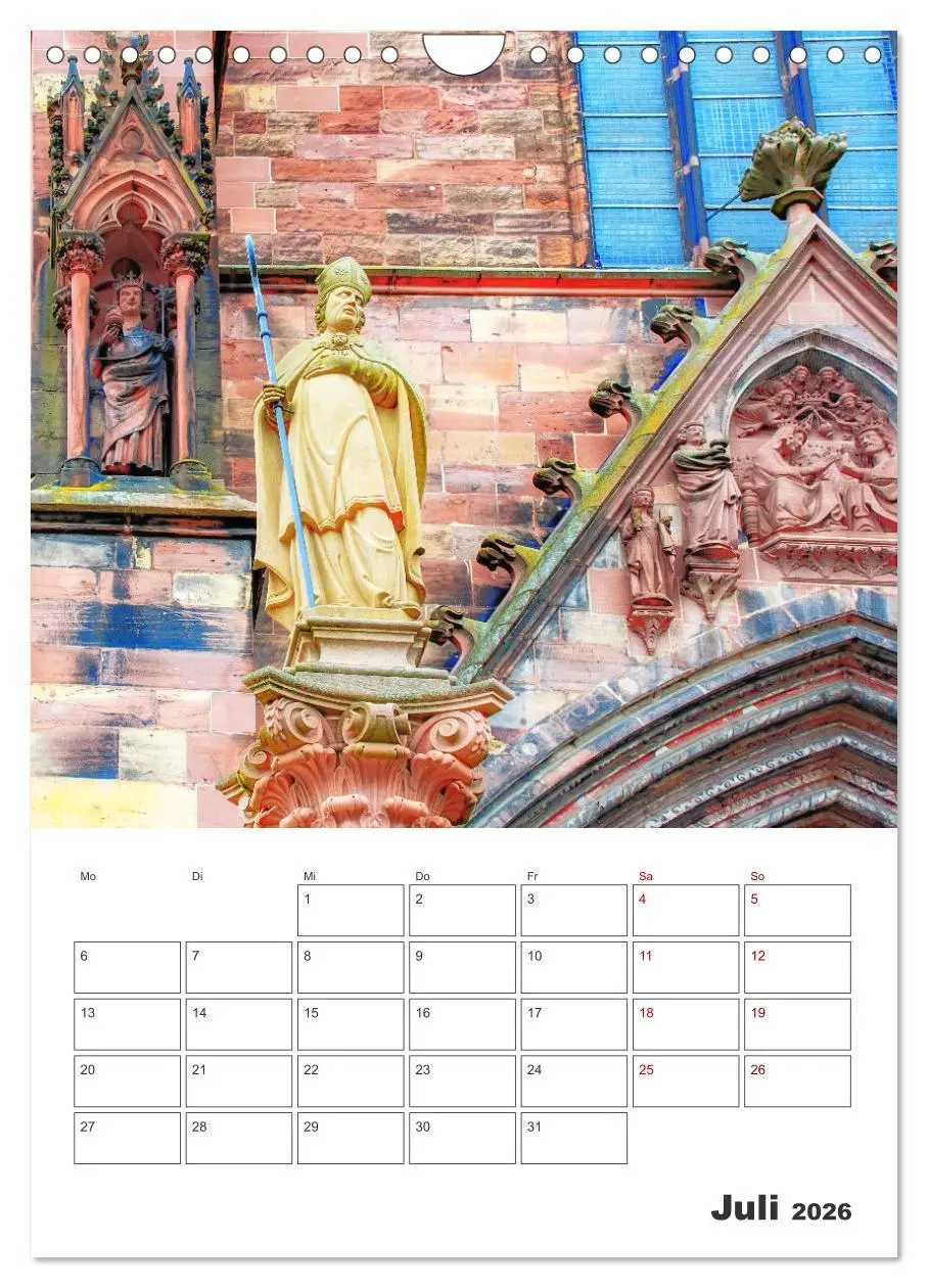 Bild: 9783516310030 | Freiburg - Reiseplaner (Wandkalender 2026 DIN A4 hoch), CALVENDO...
