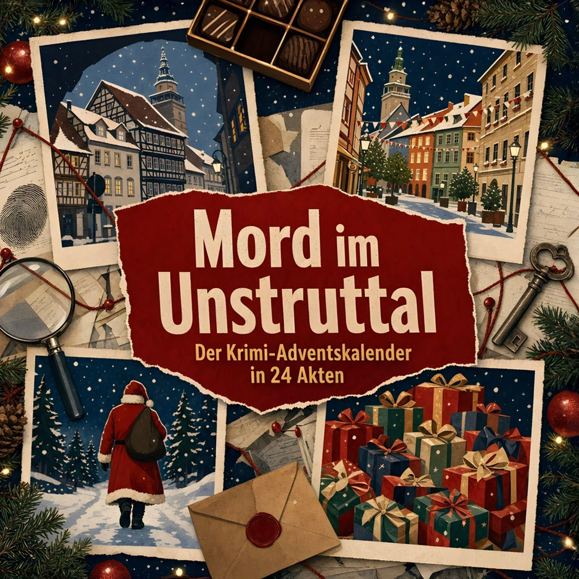 Cover: 9783696120030 | Mord im Unstruttal | Der Krimi-Adventskalender in 24 Akten | Koch