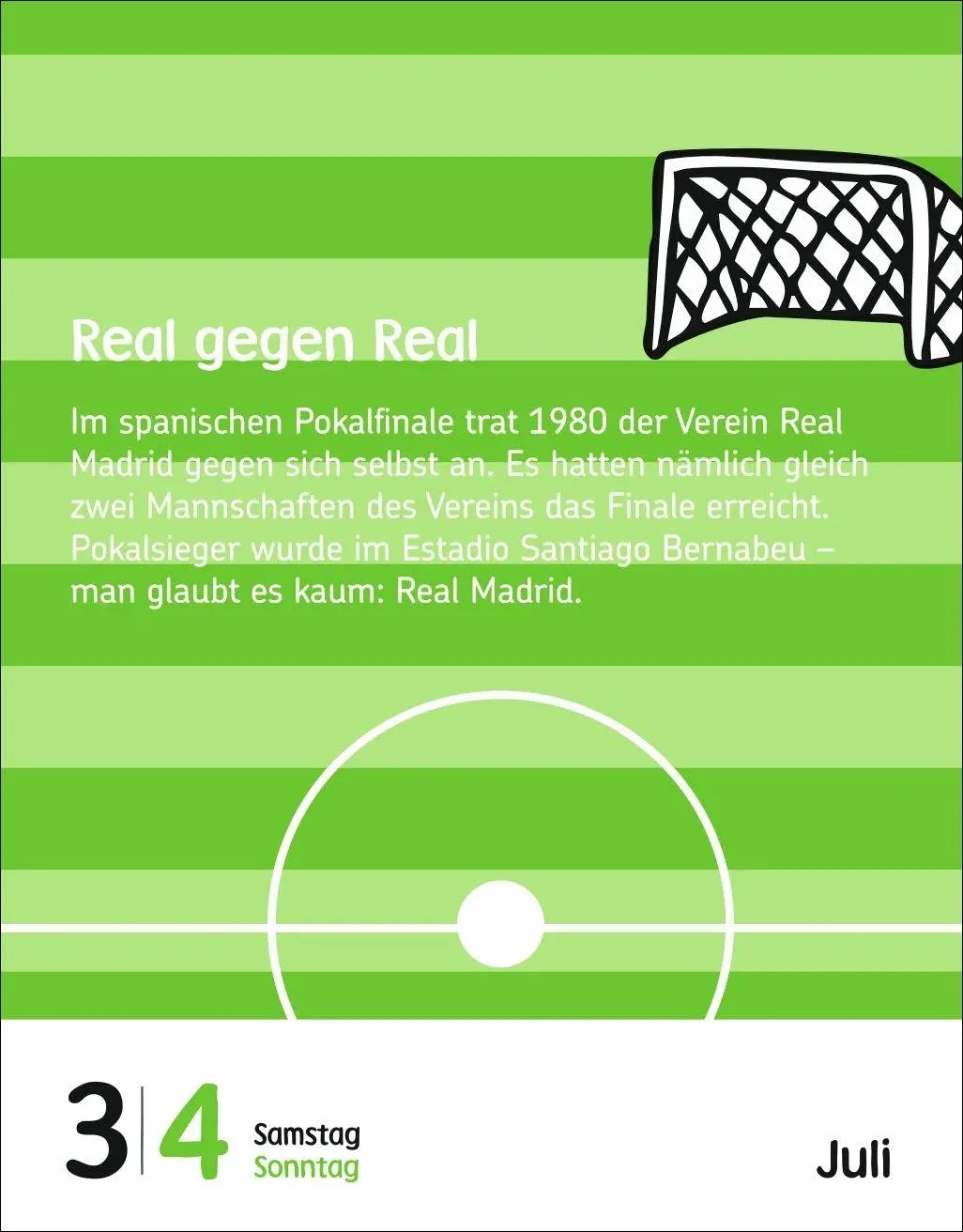 Bild: 9783840040030 | Fußballspaß für Kids Tagesabreißkalender 2027 - Witze, lustige...