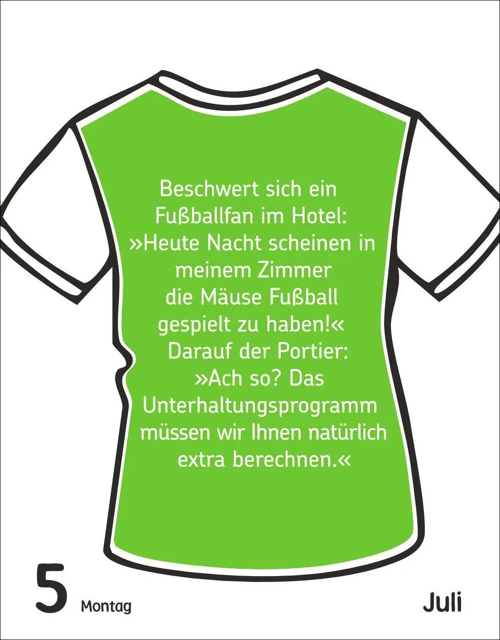 Bild: 9783840040030 | Fußballspaß für Kids Tagesabreißkalender 2027 - Witze, lustige...