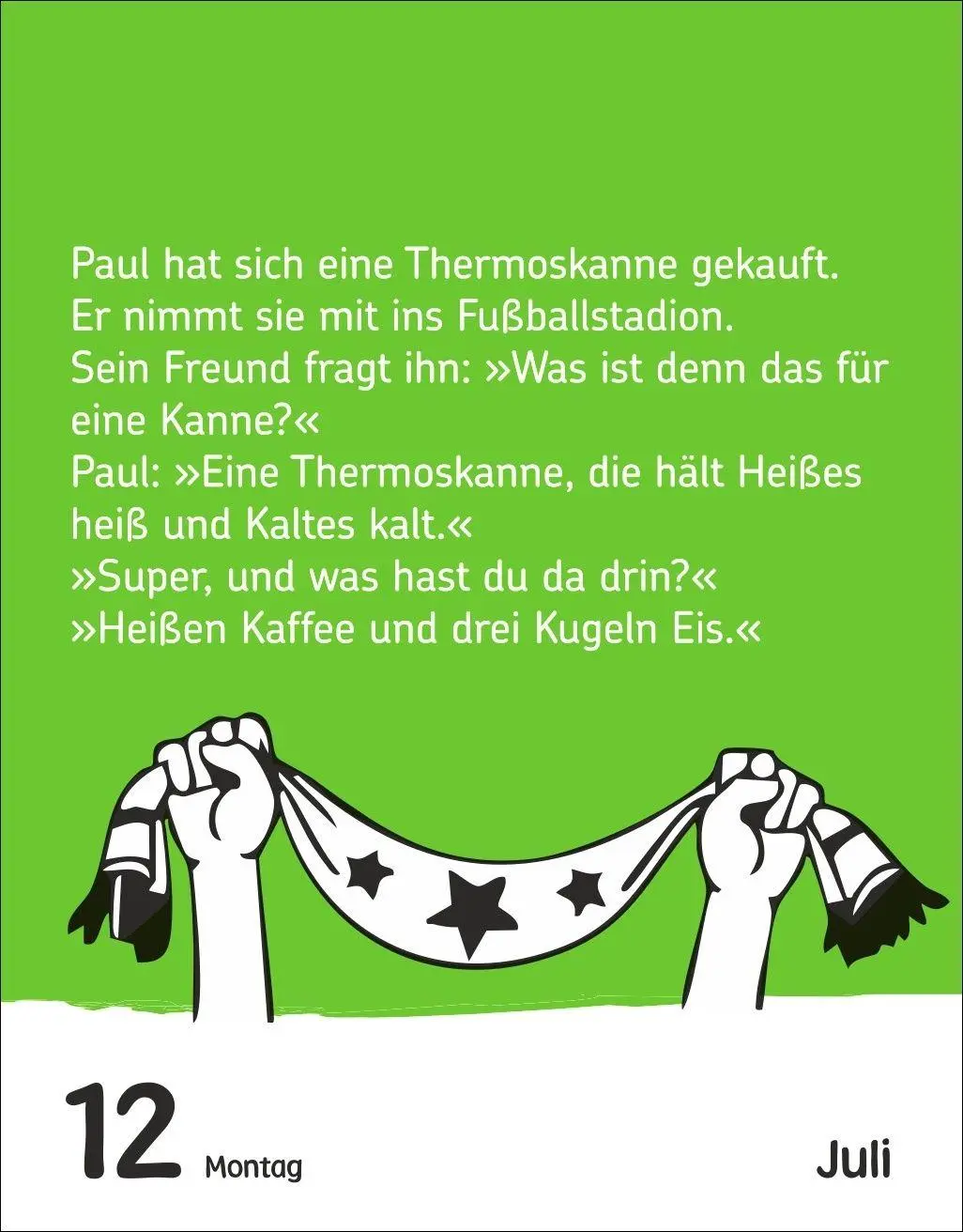 Bild: 9783840040030 | Fußballspaß für Kids Tagesabreißkalender 2027 - Witze, lustige...