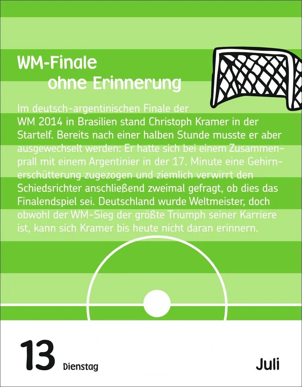 Bild: 9783840040030 | Fußballspaß für Kids Tagesabreißkalender 2027 - Witze, lustige...