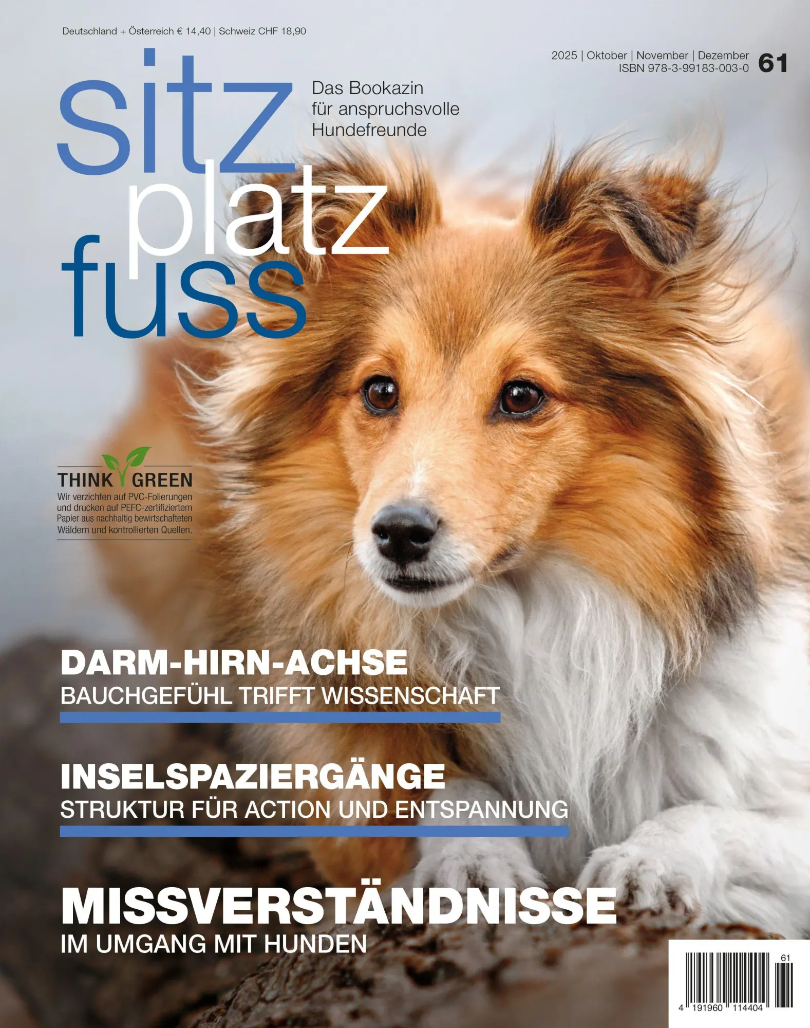 Cover: 9783991830030 | SitzPlatzFuss, Ausgabe 61 | Missverständnisse im Umgang mit Hunden