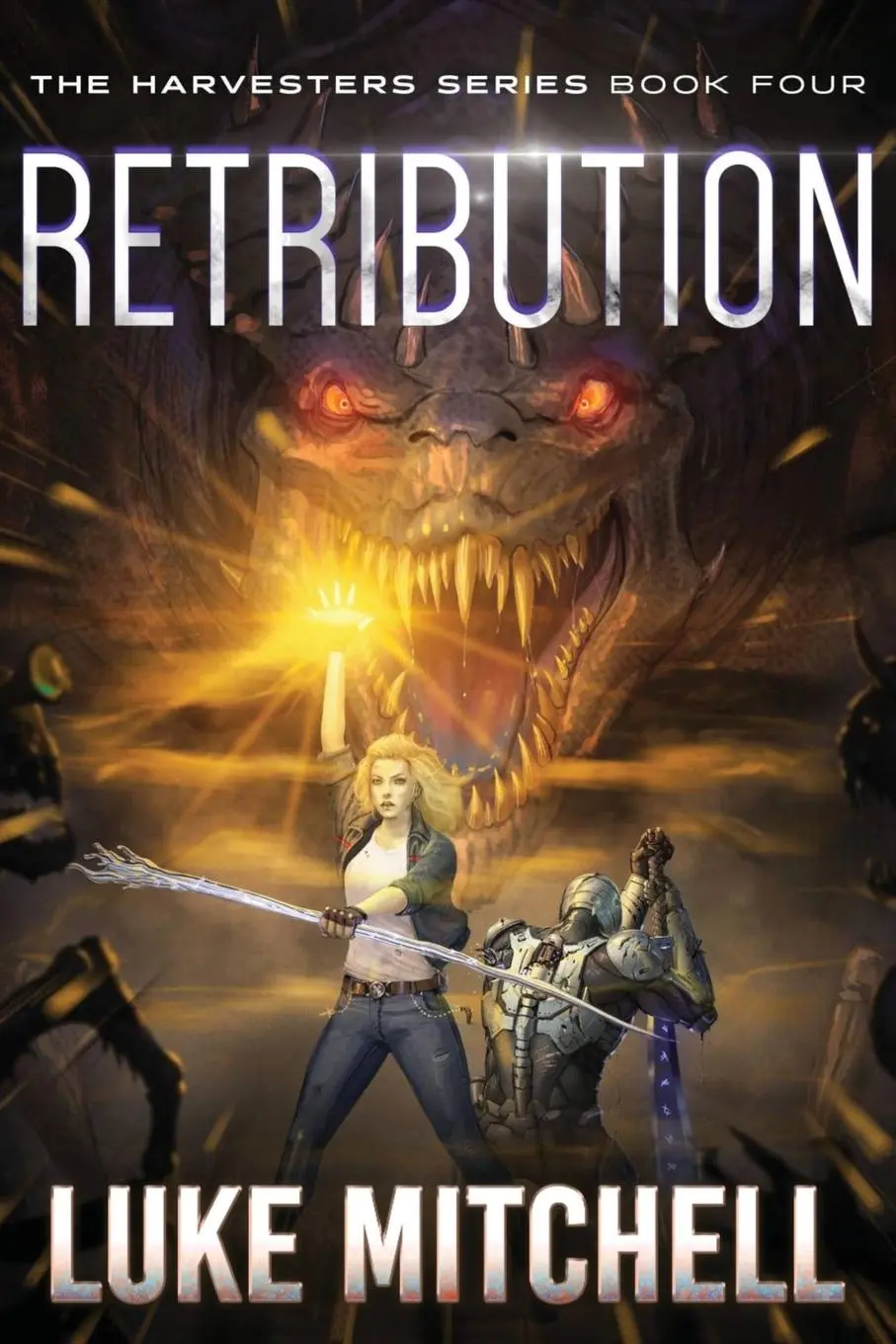 Cover: 9798885490030 | Retribution | A Post-Apocalyptic Alien Invasion Adventure | Mitchell