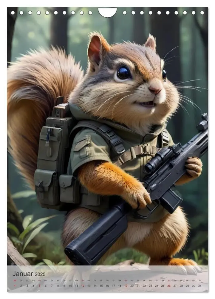 Bild: 9783457140130 | Action Pack - Ein tierisch niedliches Spezialkommando (Wandkalender...