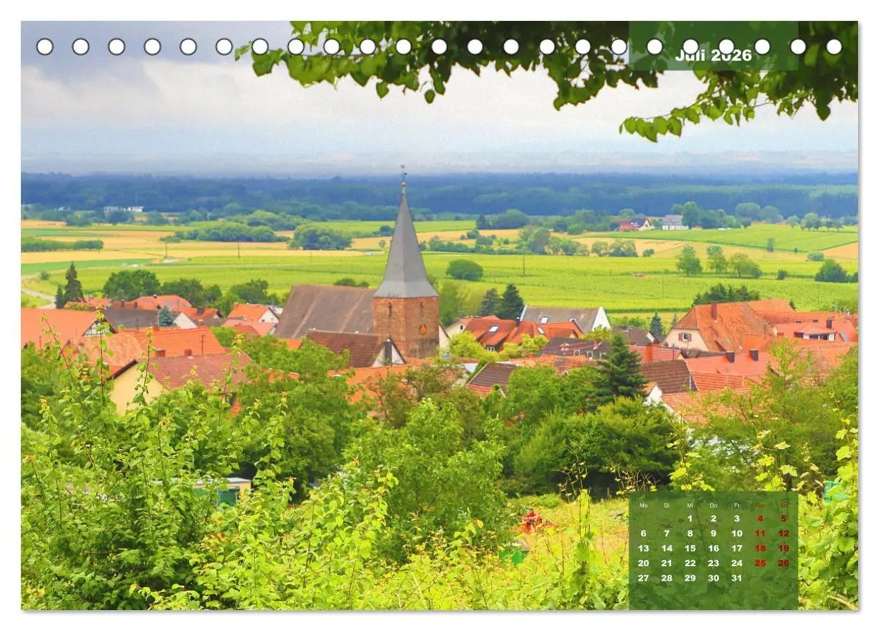 Bild: 9783457450130 | Märchenhaft schöne Südliche Weinstraße (Tischkalender 2026 DIN A5...