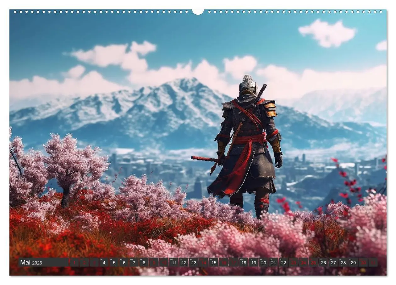Bild: 9783457520130 | Samurai - ein Leben in Meditation (Wandkalender 2026 DIN A2 quer),...