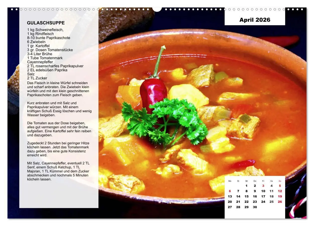 Bild: 9783457760130 | Aus der Suppenküche. Küchenkalender mit tollen Rezepten...
