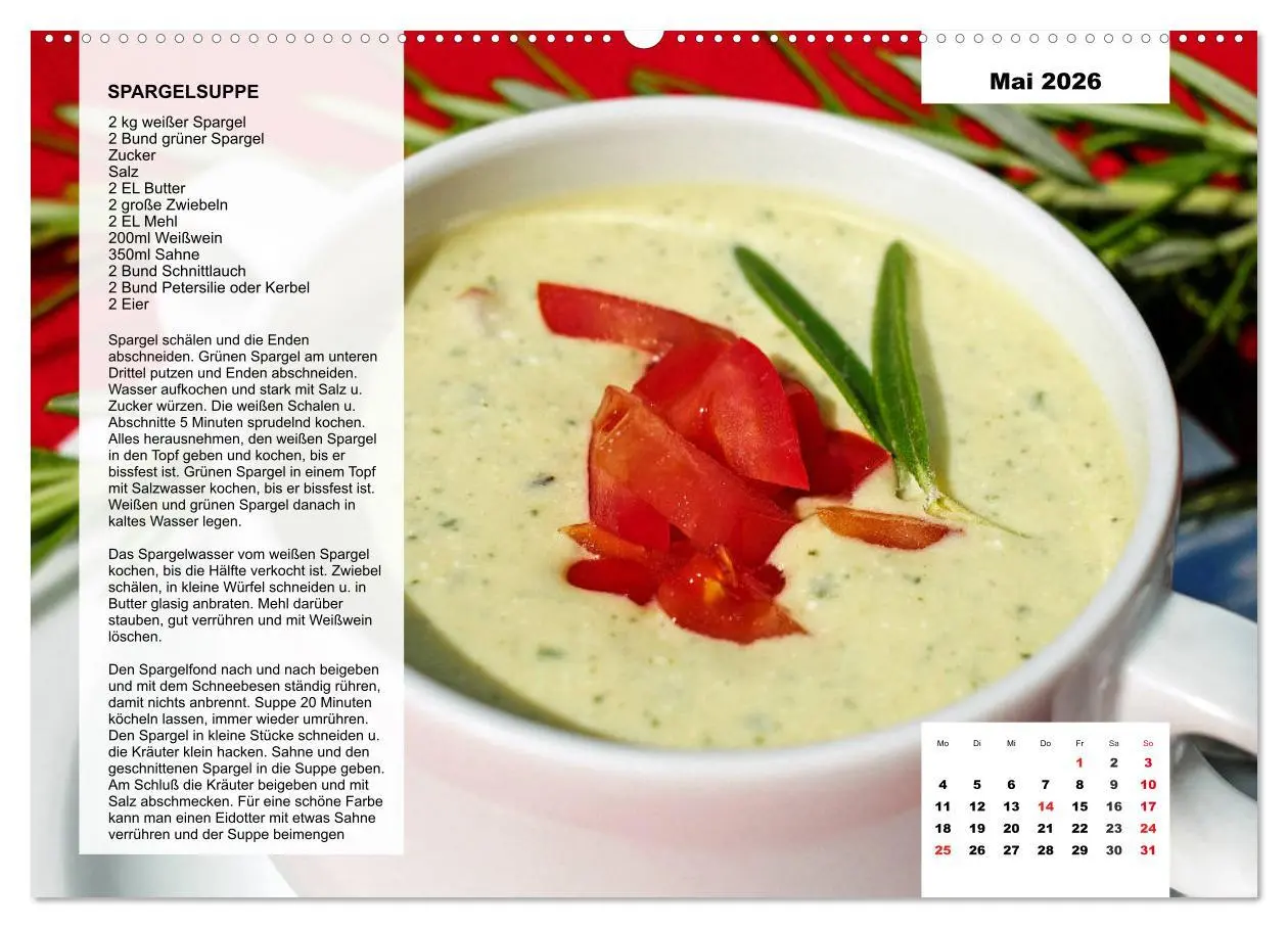 Bild: 9783457760130 | Aus der Suppenküche. Küchenkalender mit tollen Rezepten...