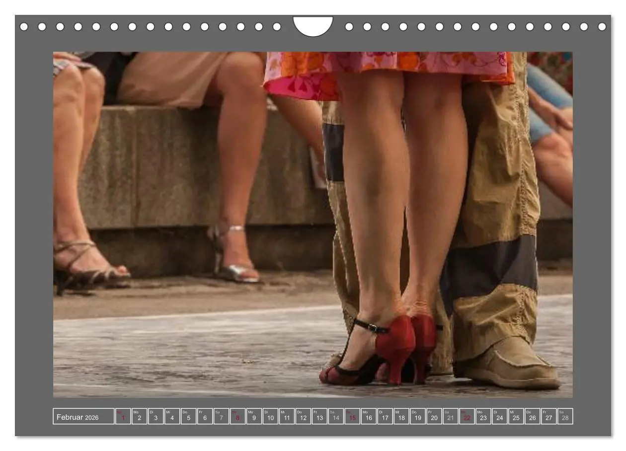 Bild: 9783516160130 | Tango feet (Wandkalender 2026 DIN A4 quer), CALVENDO Monatskalender