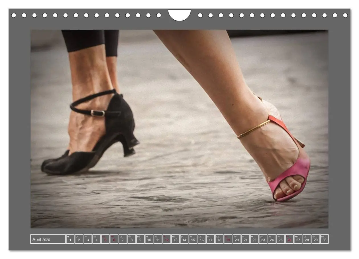Bild: 9783516160130 | Tango feet (Wandkalender 2026 DIN A4 quer), CALVENDO Monatskalender