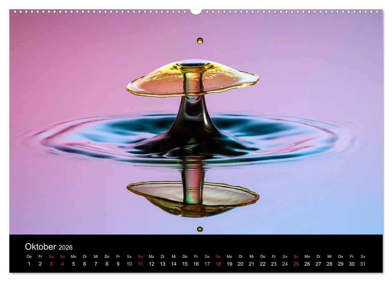 Bild: 9783516230130 | Liquid Art - Magische Momente mit Wassertropfen (Wandkalender 2026...
