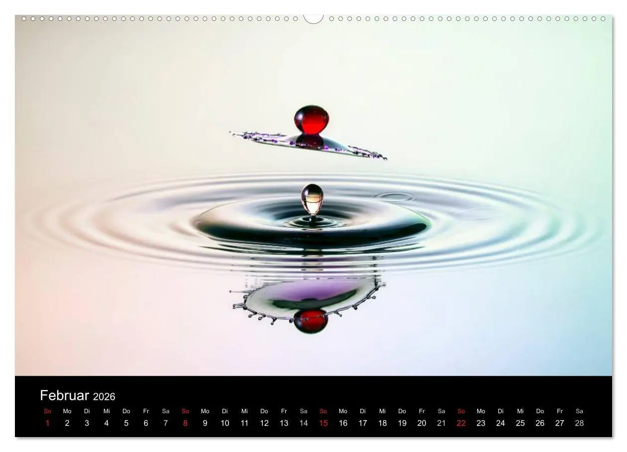 Bild: 9783516230130 | Liquid Art - Magische Momente mit Wassertropfen (Wandkalender 2026...