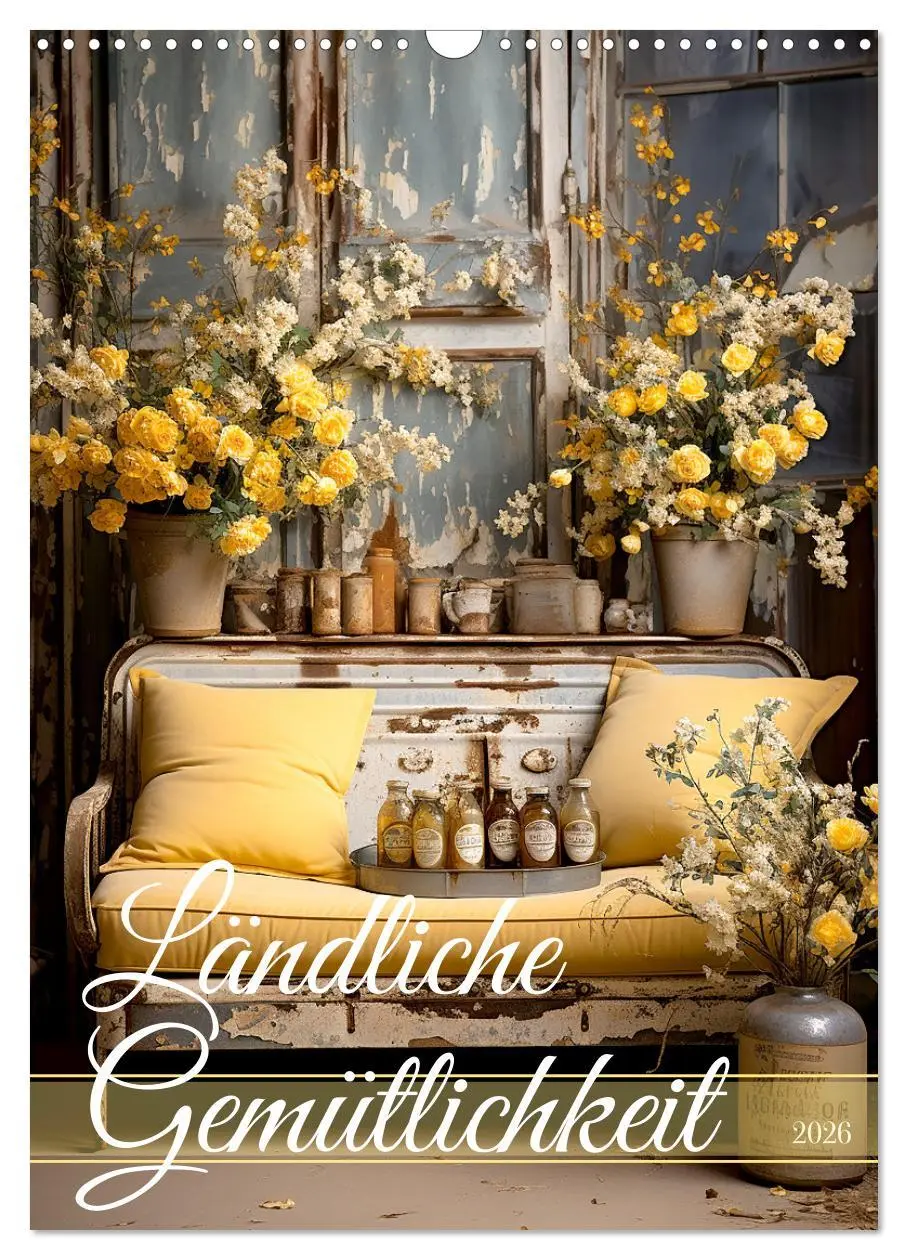 Cover: 9783516300130 | Ländliche Gemütlichkeit (Wandkalender 2026 DIN A3 hoch), CALVENDO...