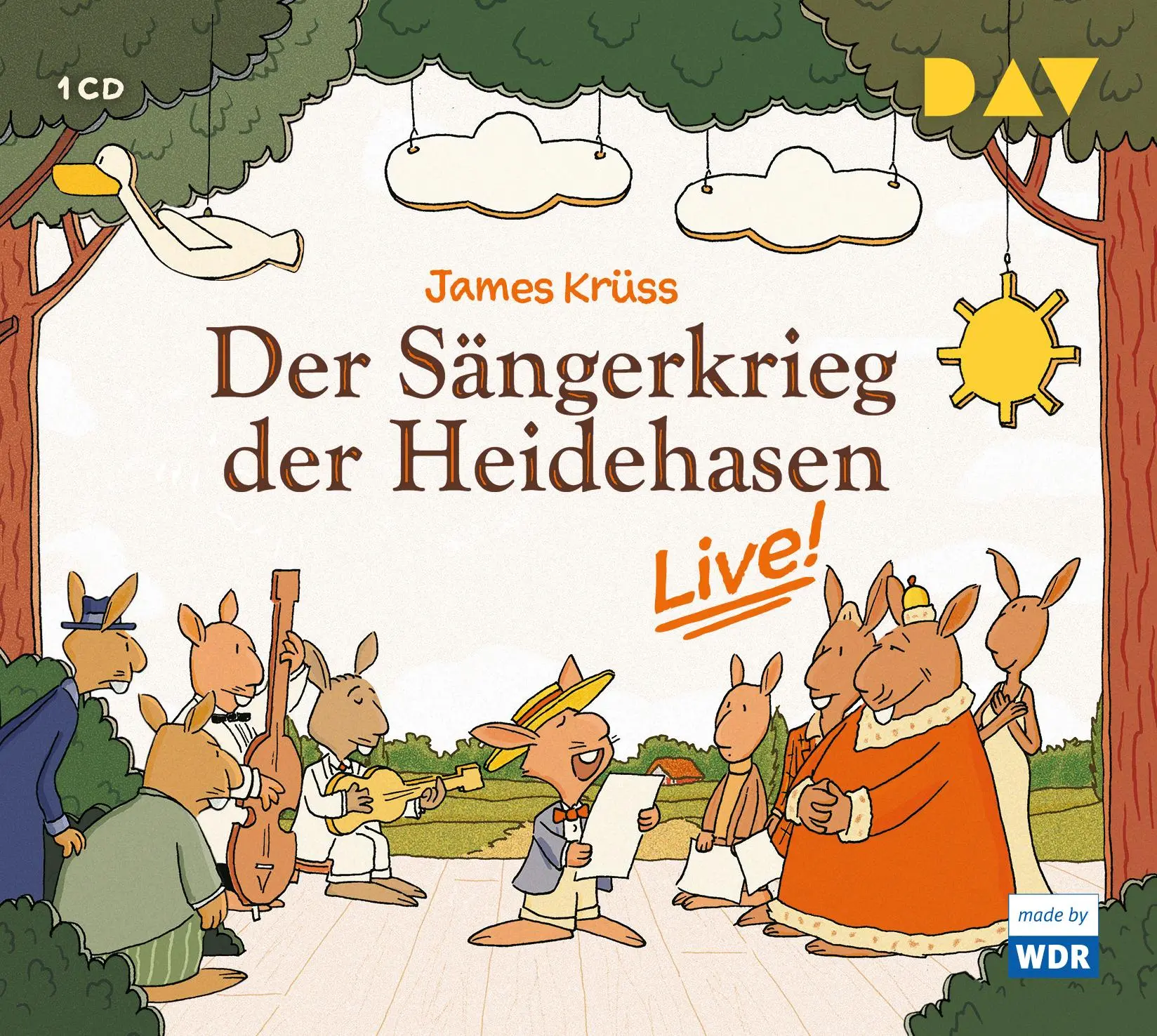 Cover: 9783742400130 | Der Sängerkrieg der Heidehasen - Live! | James Krüss | Audio-CD | 2017