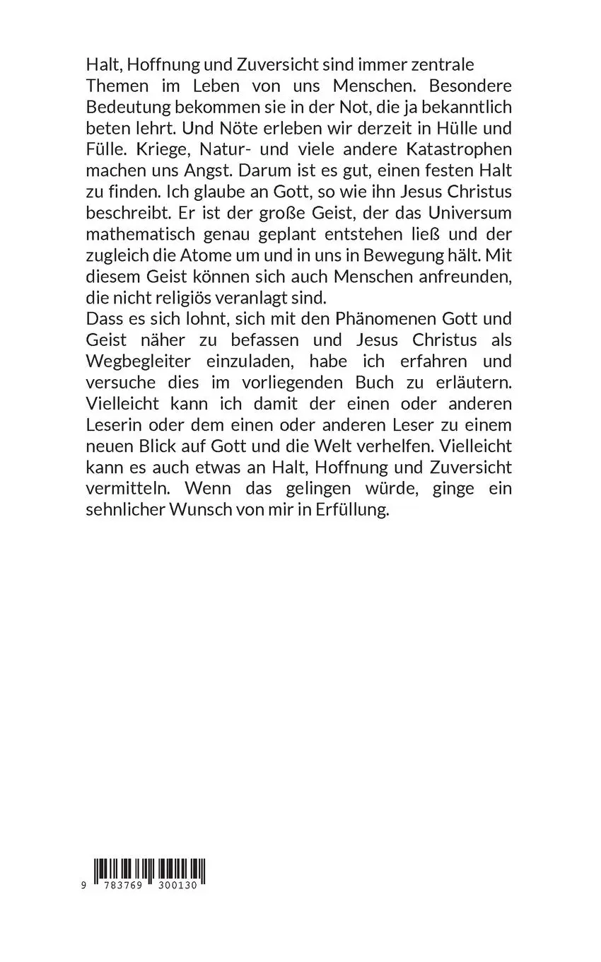 Rückseite: 9783769300130 | Vom Beten und andere Gedanken | Philosophische Geschichten | Kuntz