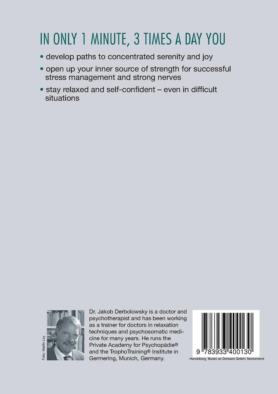 Rückseite: 9783933400130 | TrophoTraining | The way i feel good | Jakob Derbolowsky | Taschenbuch