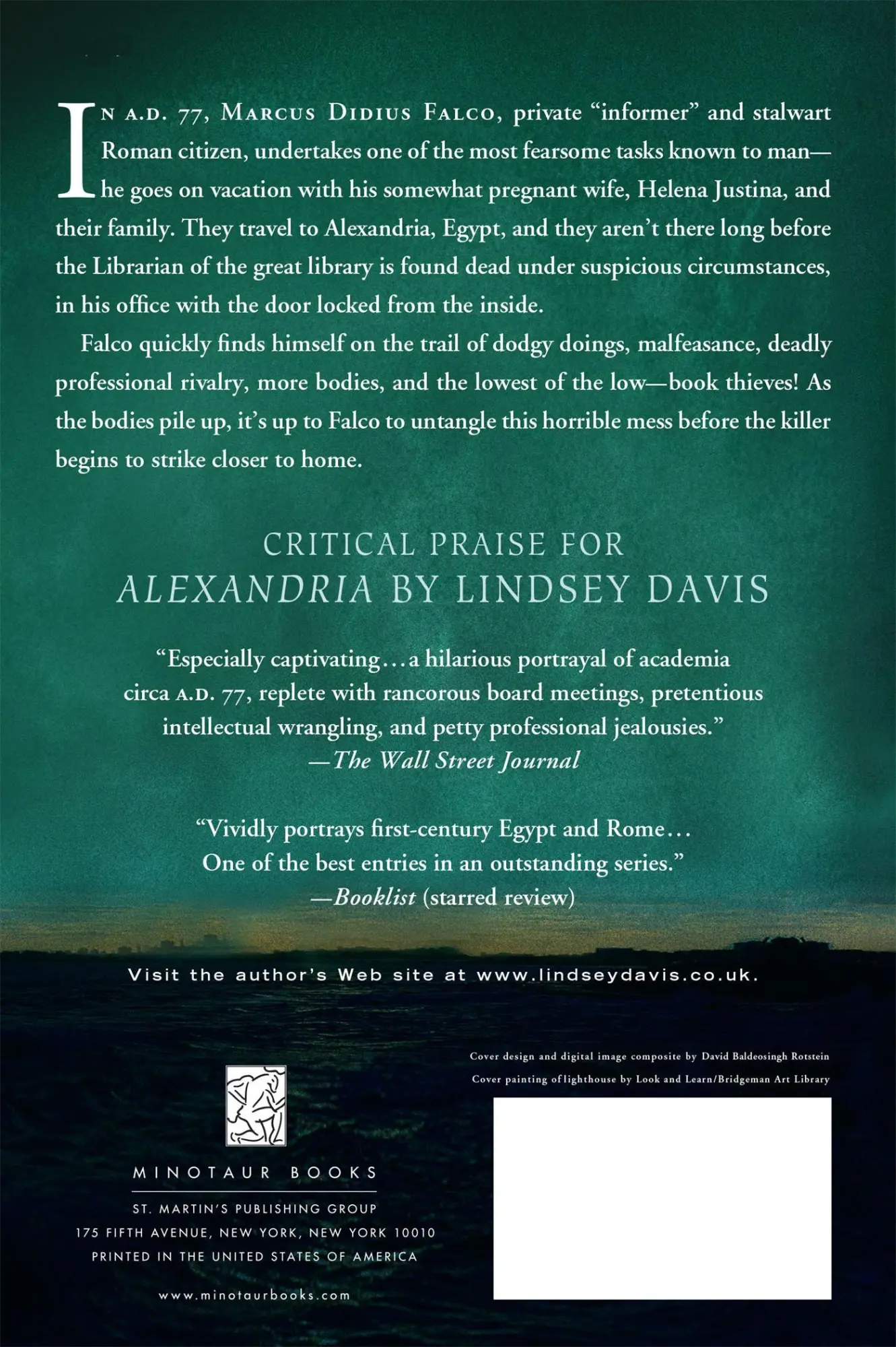 Rückseite: 9780312650230 | Alexandria | Lindsey Davis | Taschenbuch | Kartoniert / Broschiert
