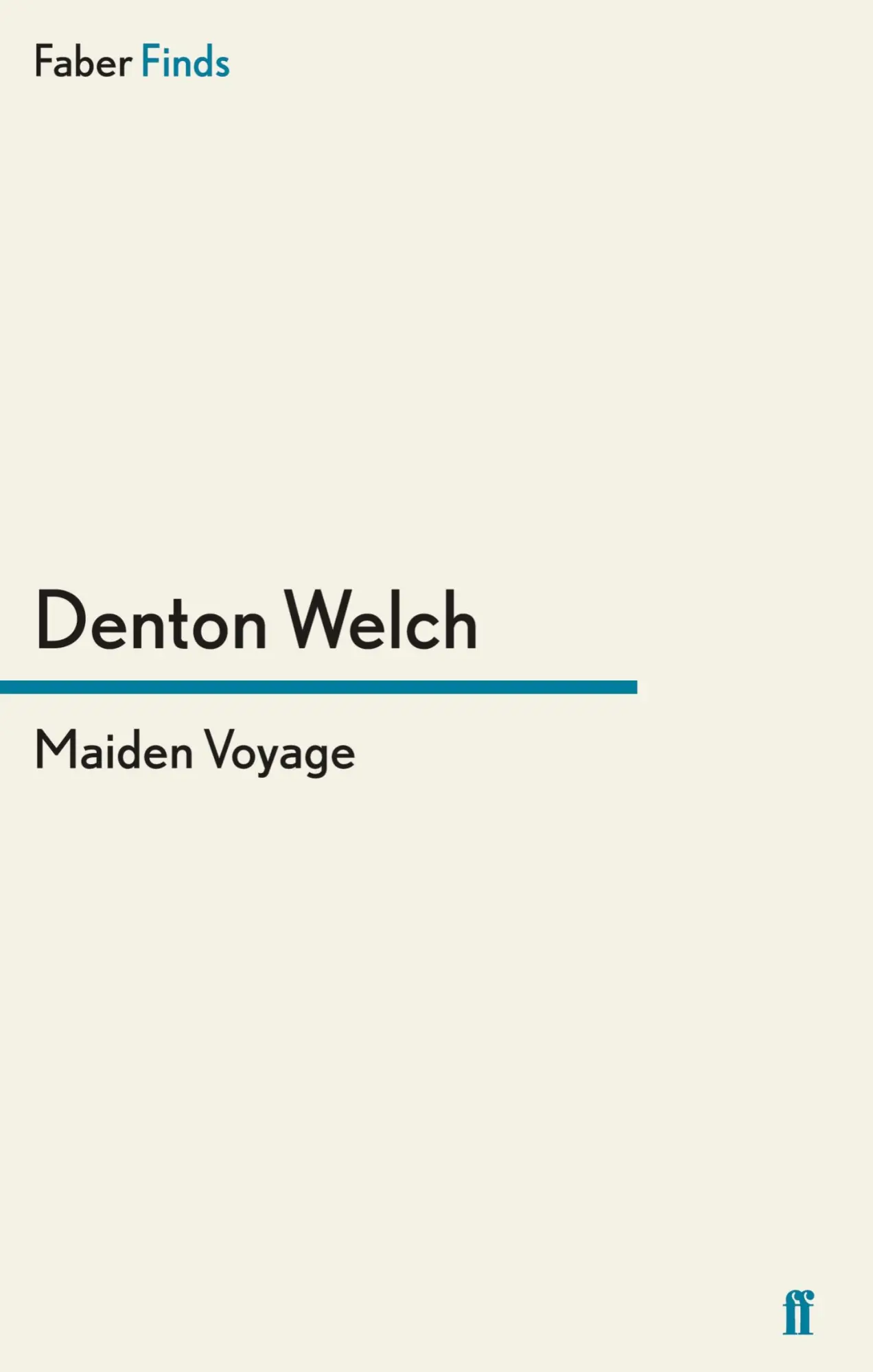 Cover: 9780571280230 | Maiden Voyage | Taschenbuch | 256 S. | Englisch | 2011