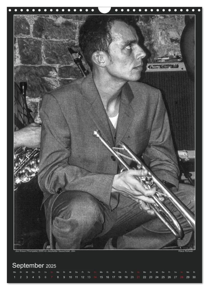 Bild: 9783457060230 | Jazz Moments (Wandkalender 2025 DIN A3 hoch), CALVENDO Monatskalender