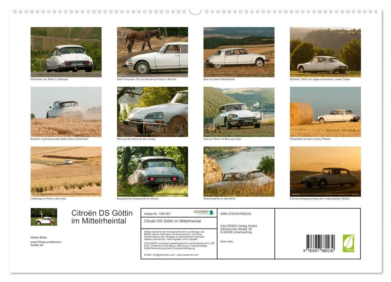 Bild: 9783457680230 | Citroën DS Göttin im Mittelrheintal (hochwertiger Premium...