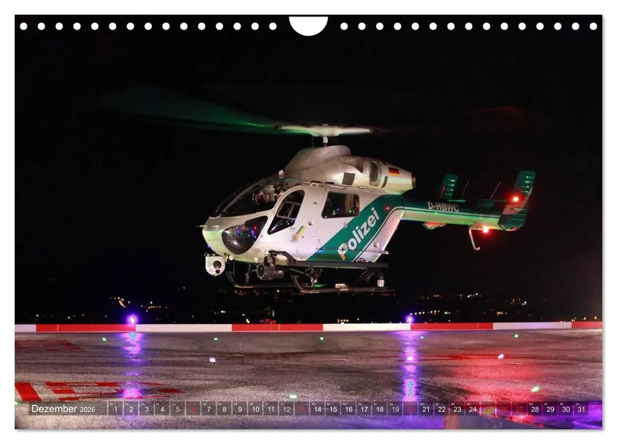 Bild: 9783516080230 | Helikopter in der Luft (Wandkalender 2026 DIN A4 quer), CALVENDO...