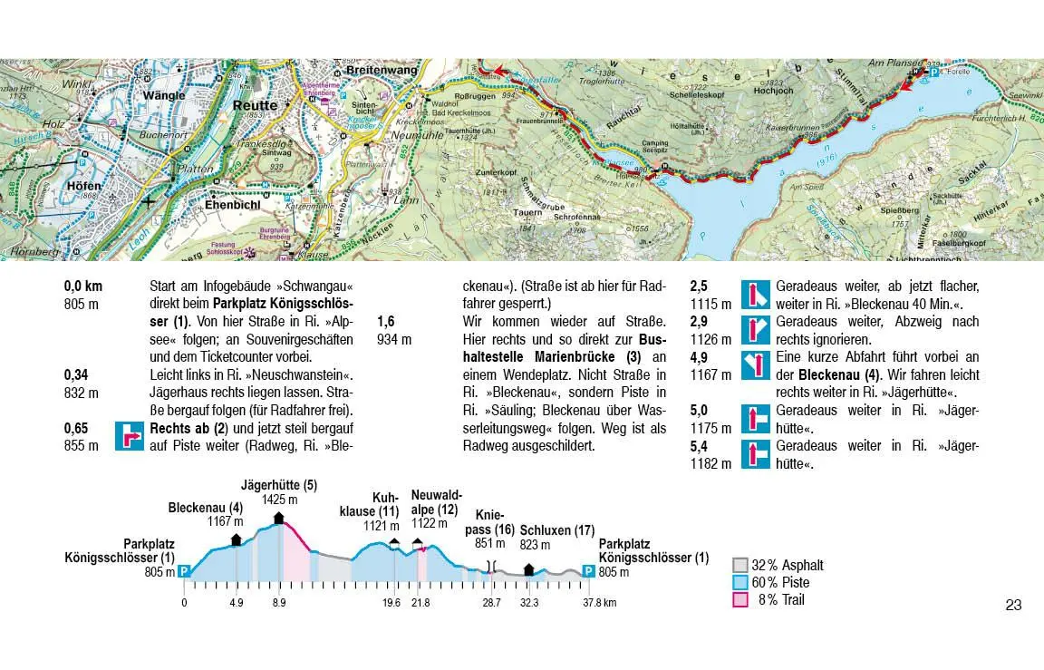 Bild: 9783763350230 | Bike Guide Bayerische Alpen | Stephan Baur (u. a.) | Taschenbuch