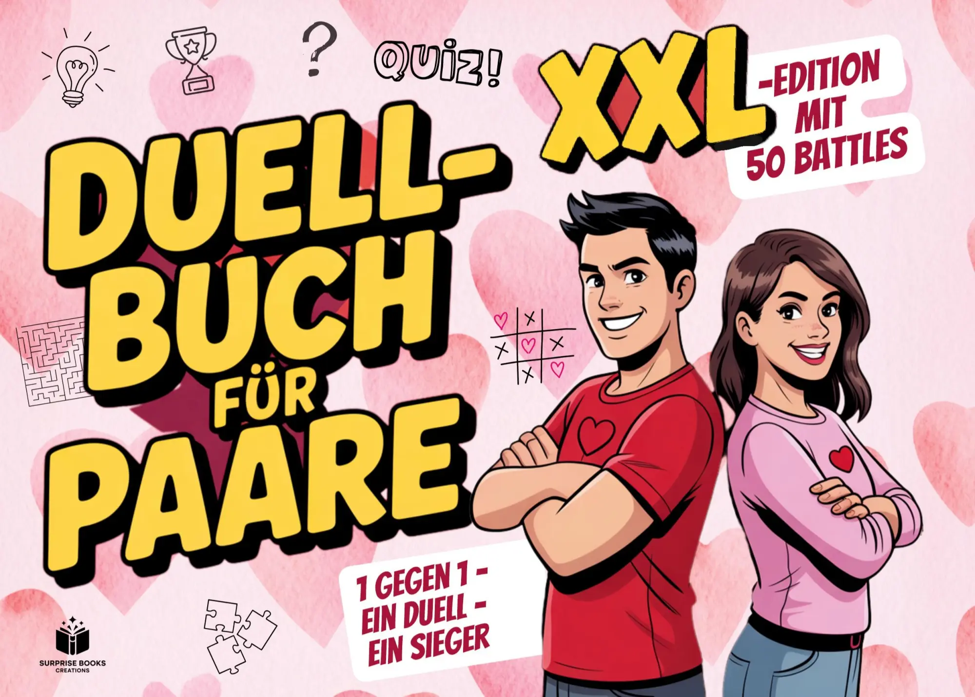 Cover: 9783819260230 | Das Duell-Buch für Paare - XXL Edition mit 50 Battles | Creations