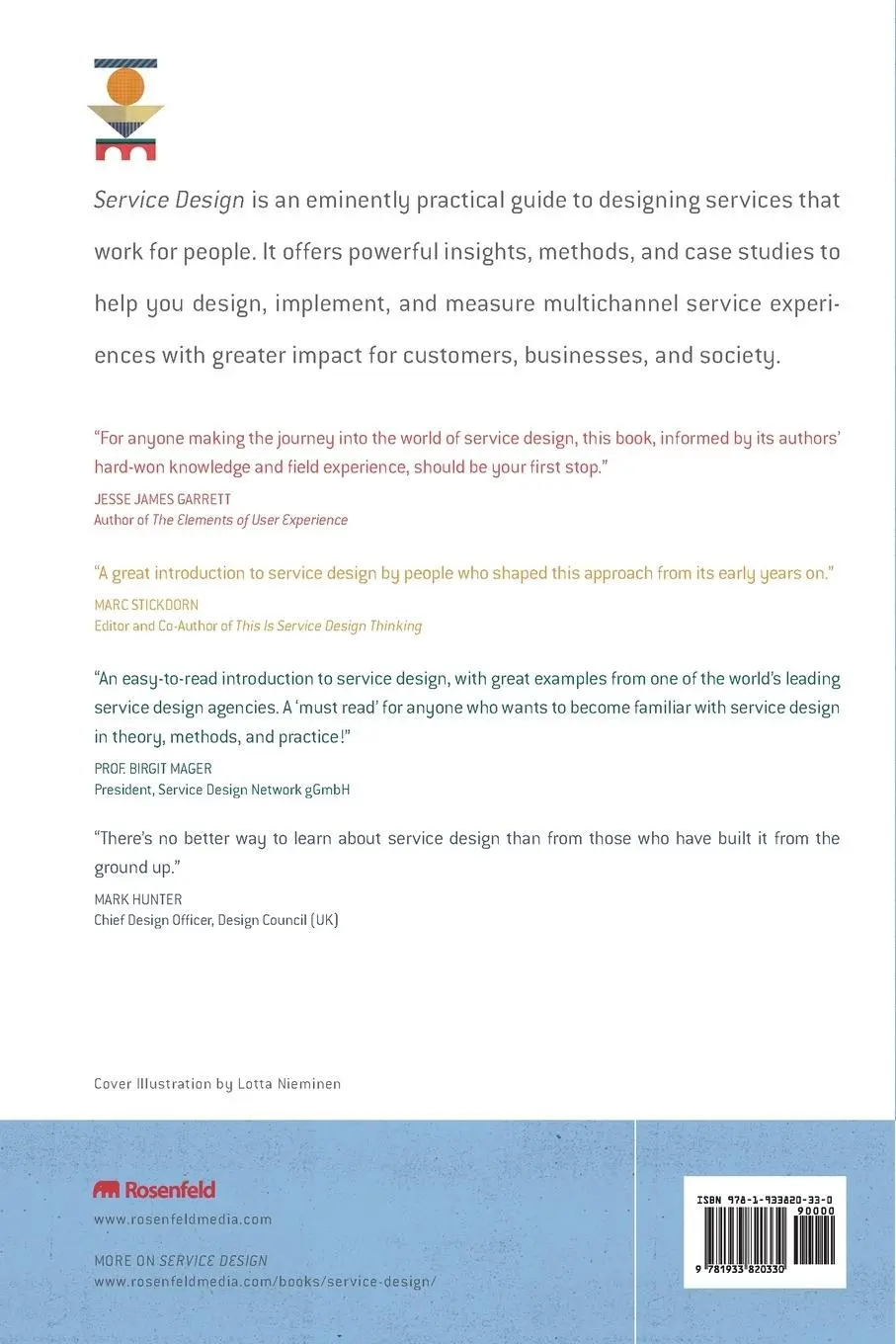 Rückseite: 9781933820330 | Service Design | From Insight to Implementation | Andy Polaine (u. a.)