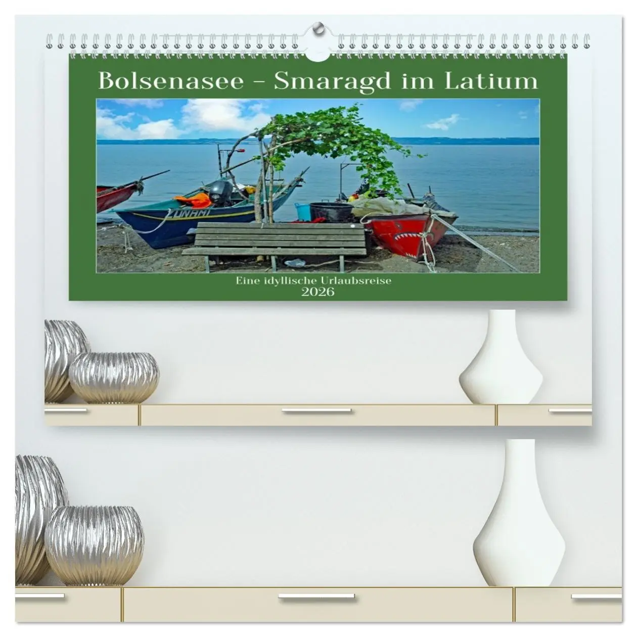 Cover: 9783457670330 | Bolsenasee Smaragd im Latium (hochwertiger Premium Wandkalender...