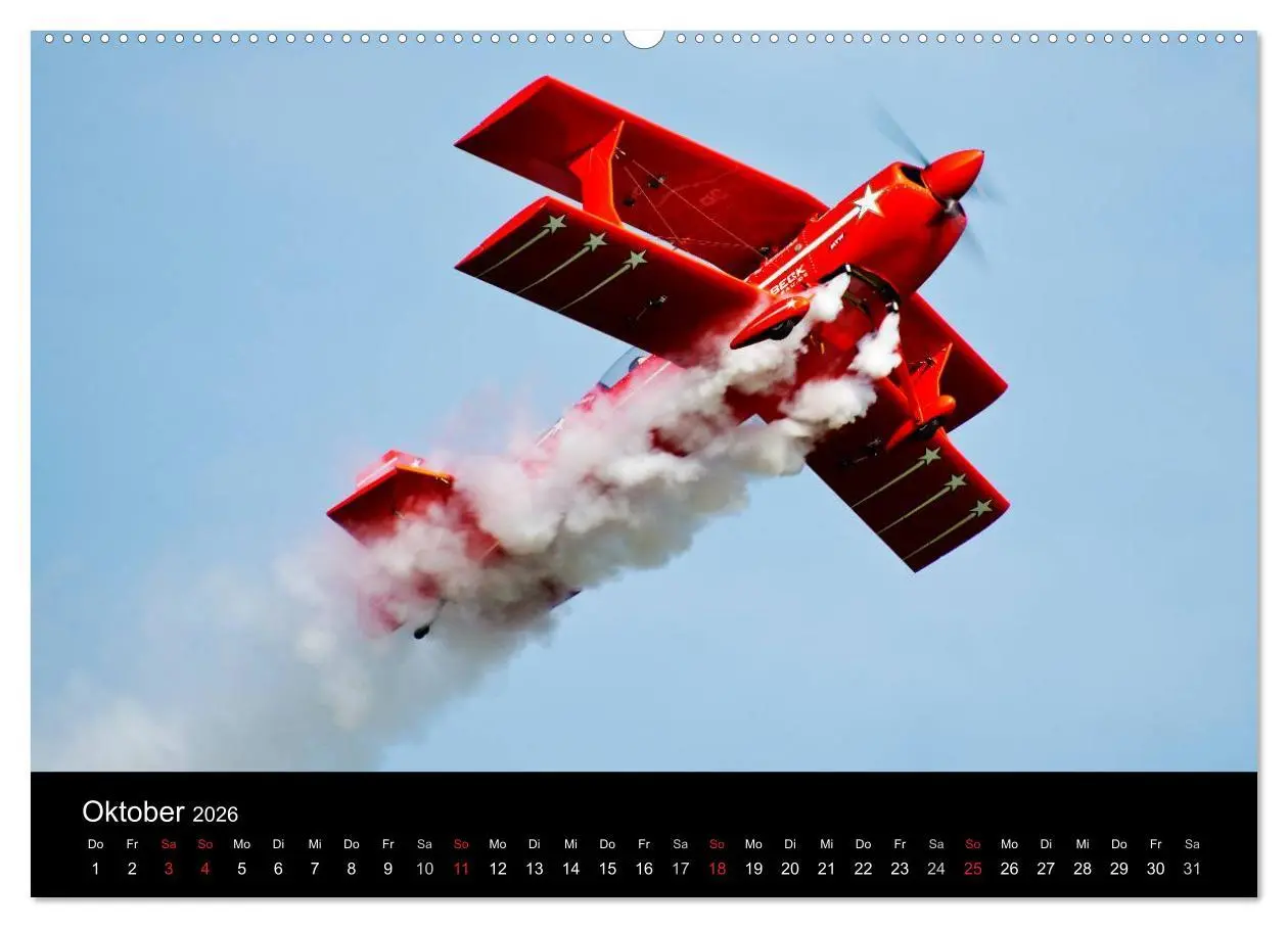 Bild: 9783516140330 | Modellflieger (Wandkalender 2026 DIN A2 quer), CALVENDO Monatskalender