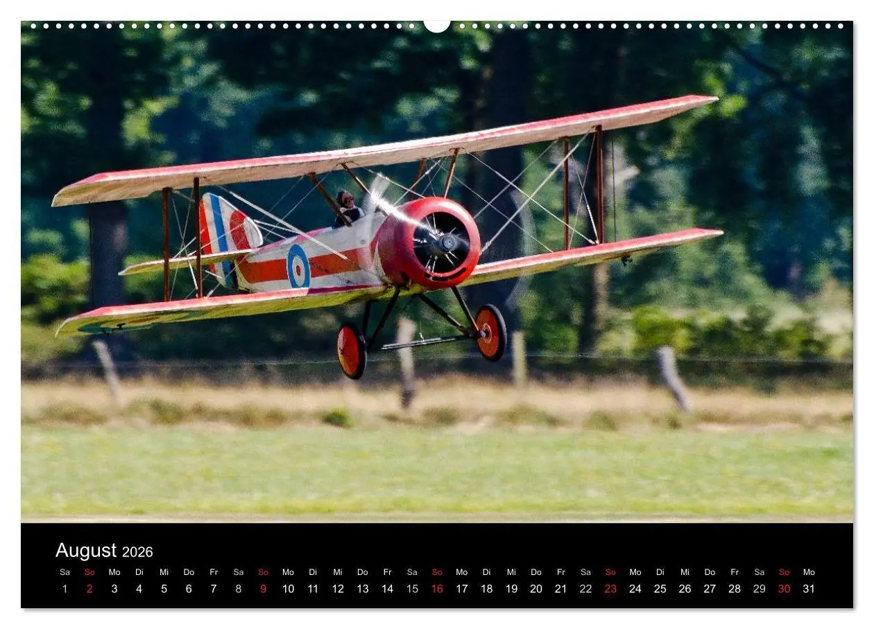 Bild: 9783516140330 | Modellflieger (Wandkalender 2026 DIN A2 quer), CALVENDO Monatskalender