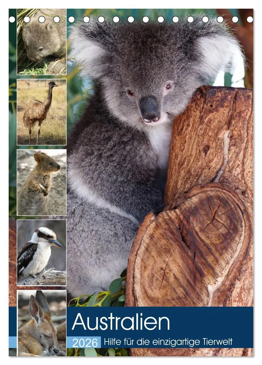 Cover: 9783516380330 | Australien - Hilfe für die einzigartige Tierwelt (Tischkalender...