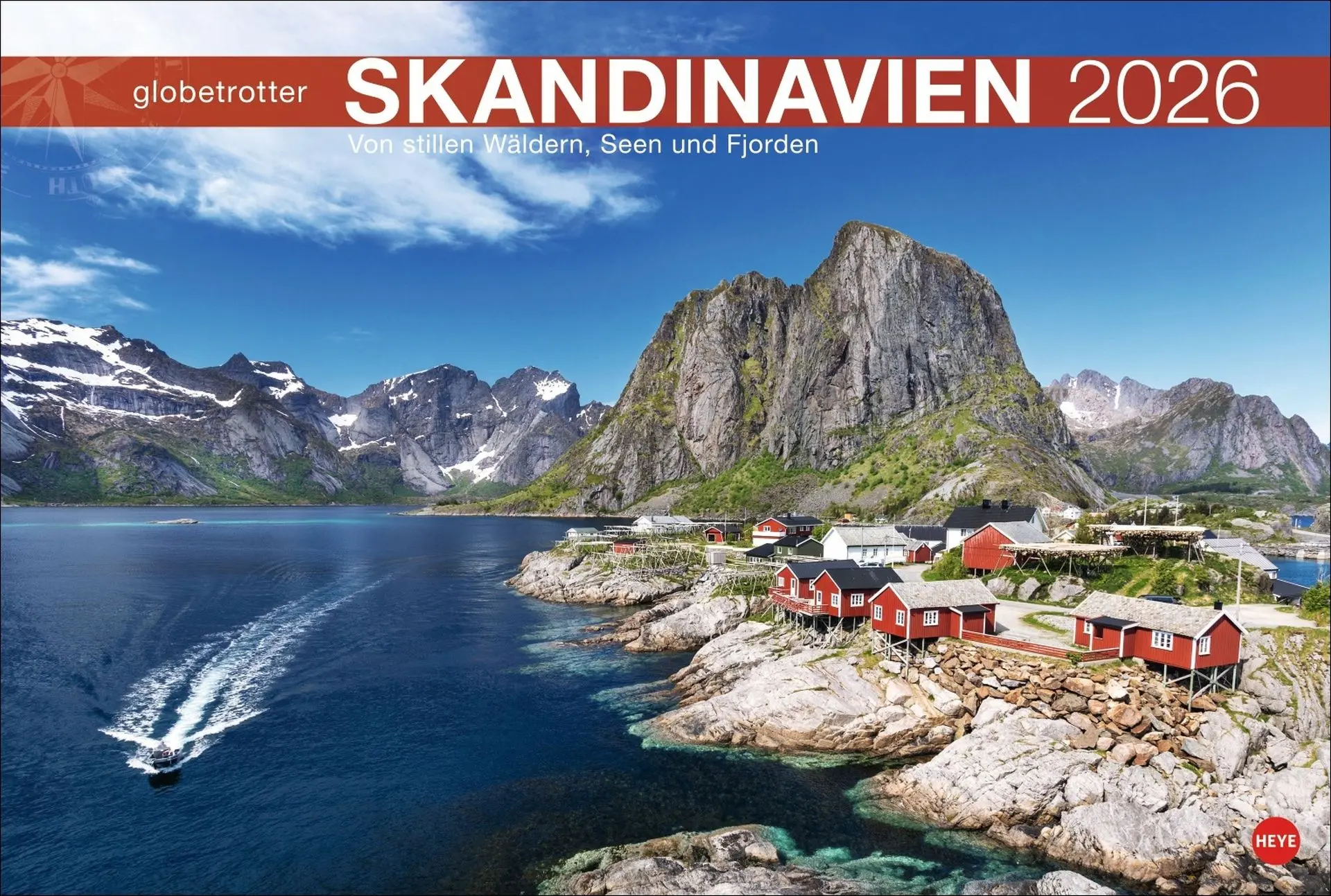 Cover: 9783756410330 | Skandinavien Globetrotter Kalender 2026 - Von stillen Wäldern, Seen...