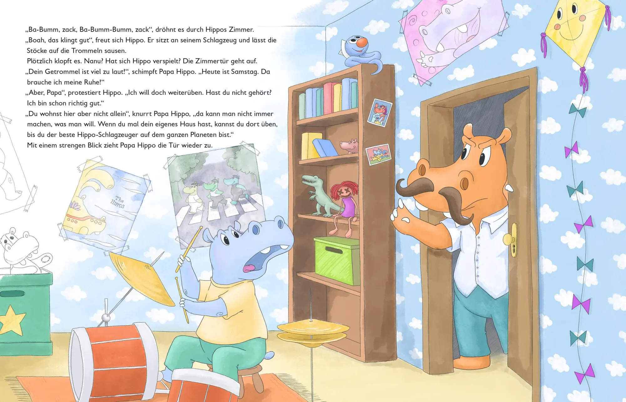 Bild: 9783903300330 | Hippo gibt ein Konzert | Ferdinand Auhser | Buch | 32 S. | Deutsch