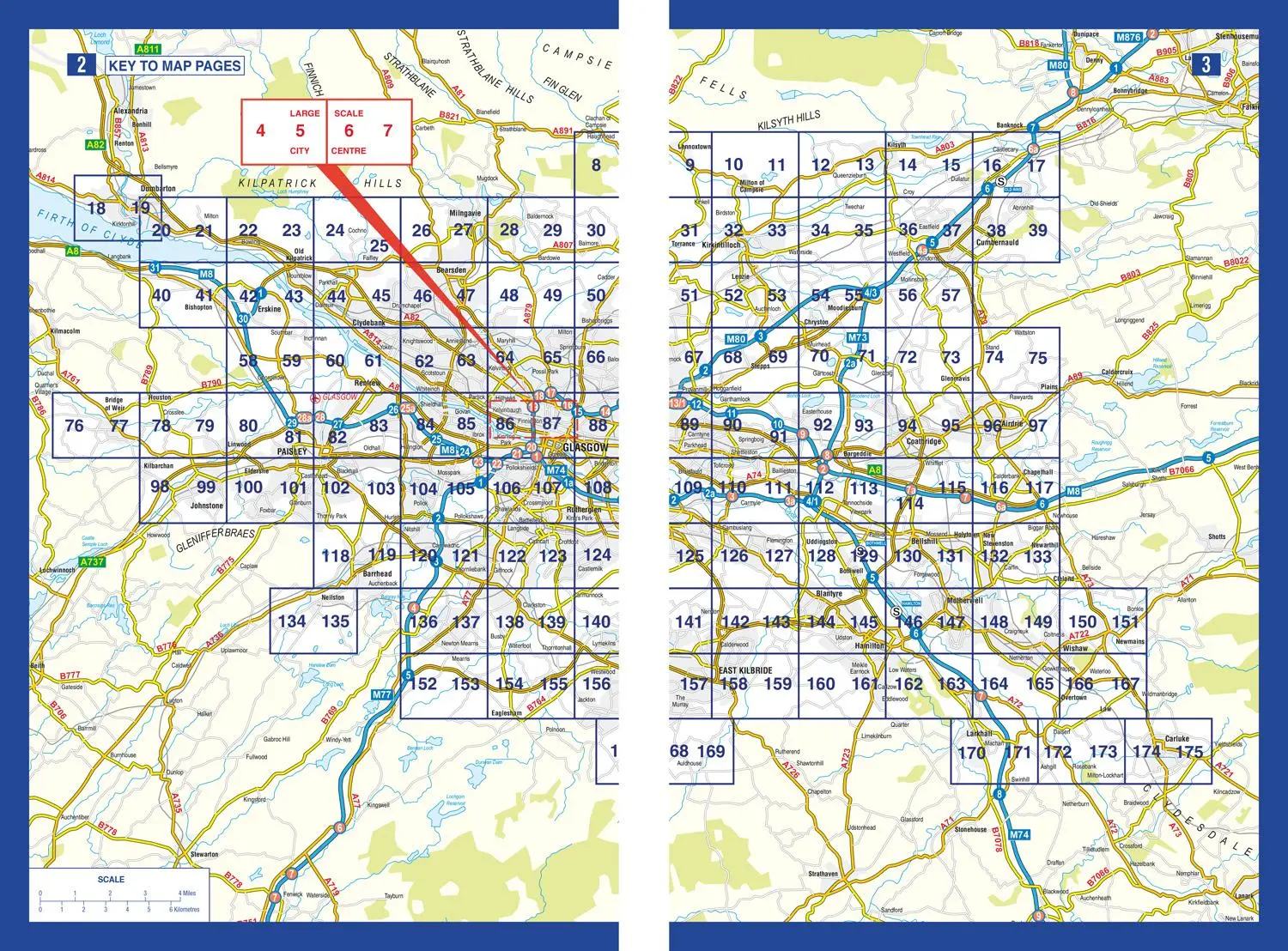 Bild: 9780008560430 | Greater Glasgow A-Z Street Atlas | A-Z Maps | Taschenbuch | Englisch