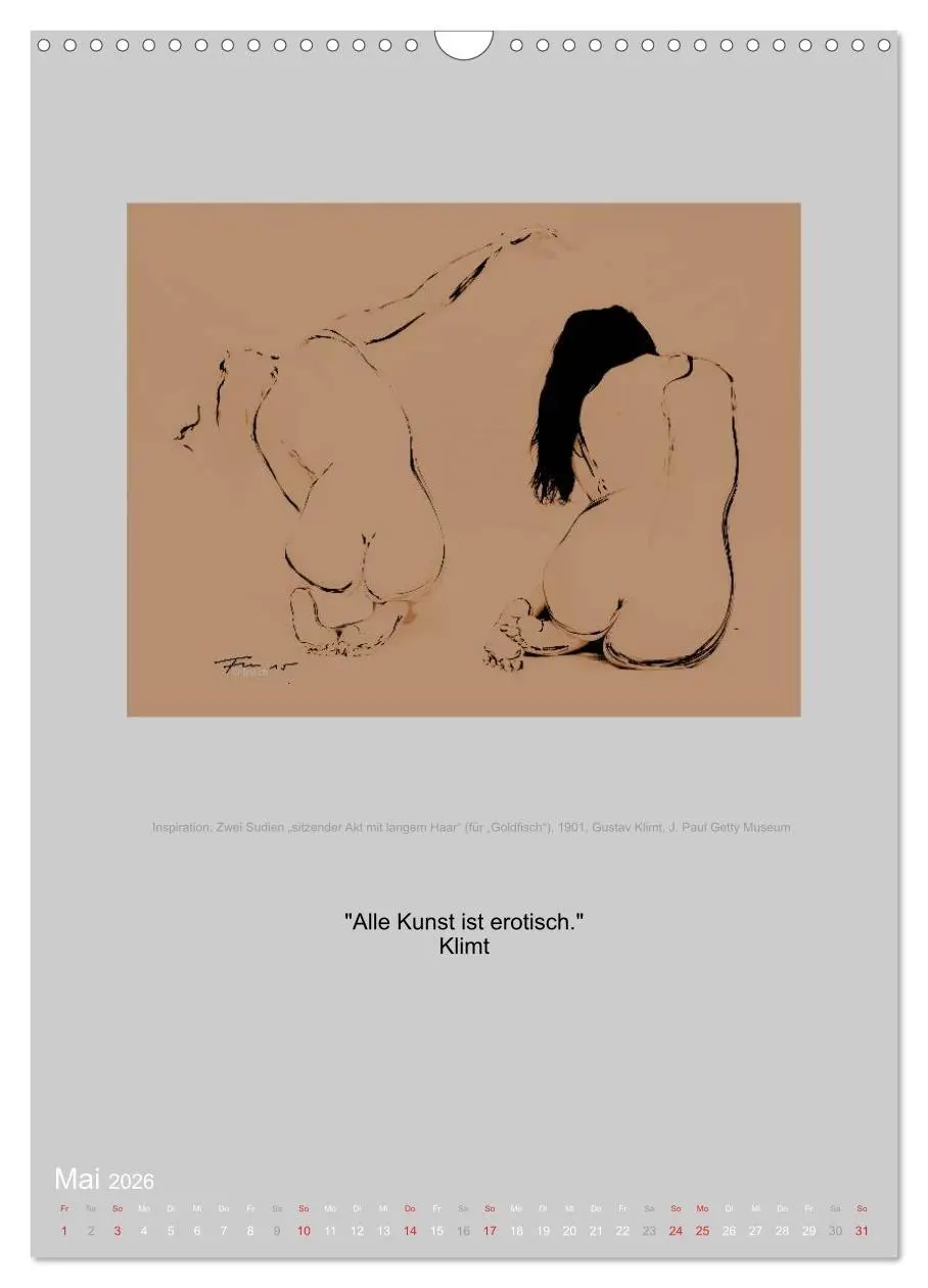 Bild: 9783516440430 | EROTISCHE BODYPAINTING ZITATE - HOMMAGE AN KLIMT, SCHIELE UND...
