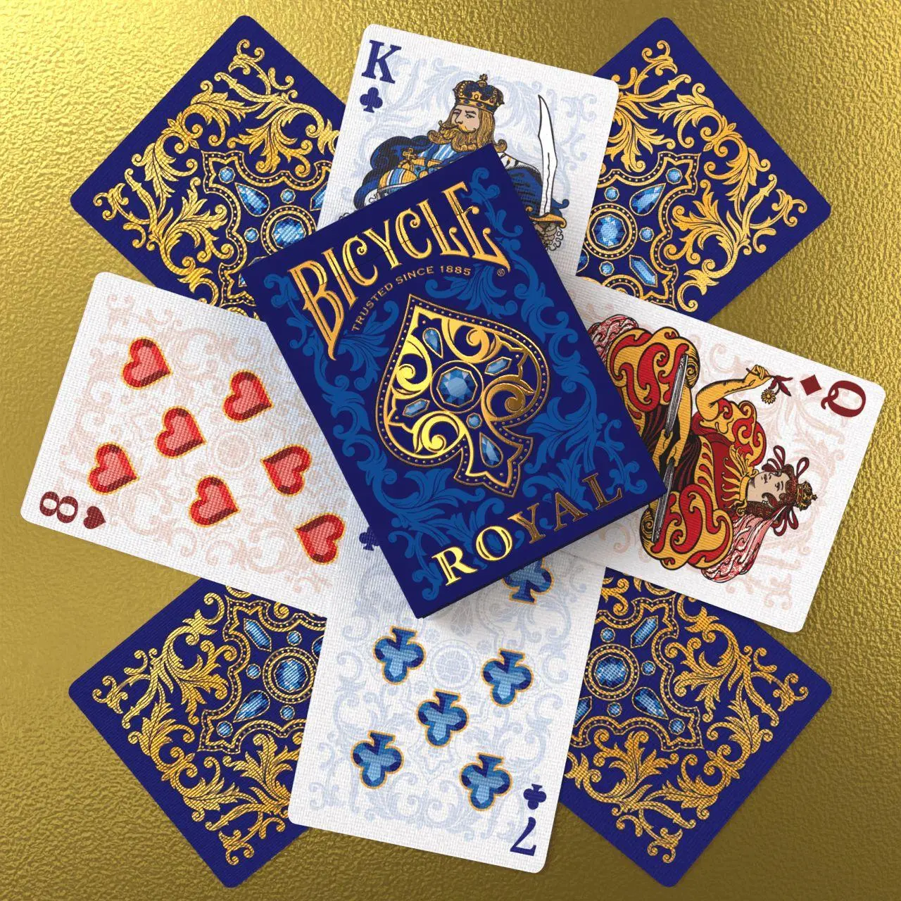 Bild: 73854100530 | Bicycle Royal, Spielkarten 54 Blatt (inkl. 2 Joker), Pokerkarten,...