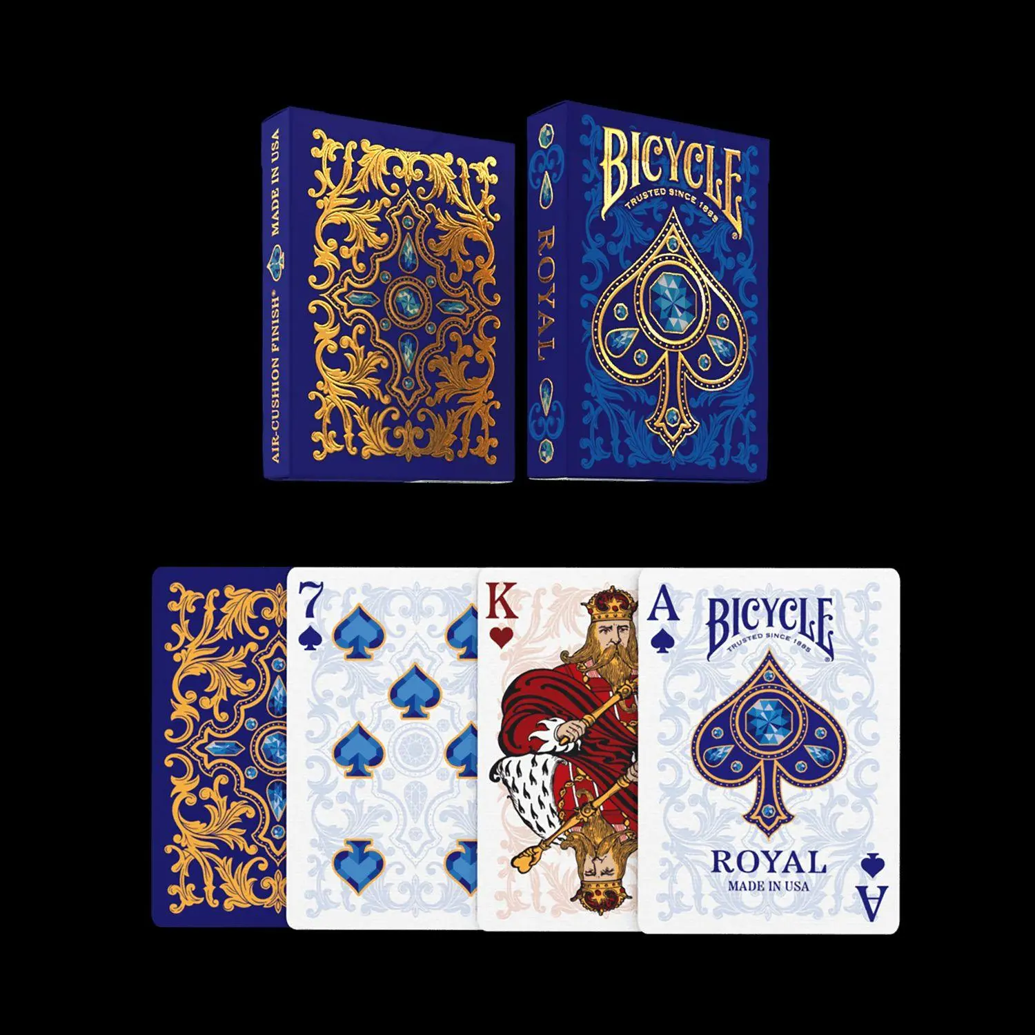 Bild: 73854100530 | Bicycle Royal, Spielkarten 54 Blatt (inkl. 2 Joker), Pokerkarten,...
