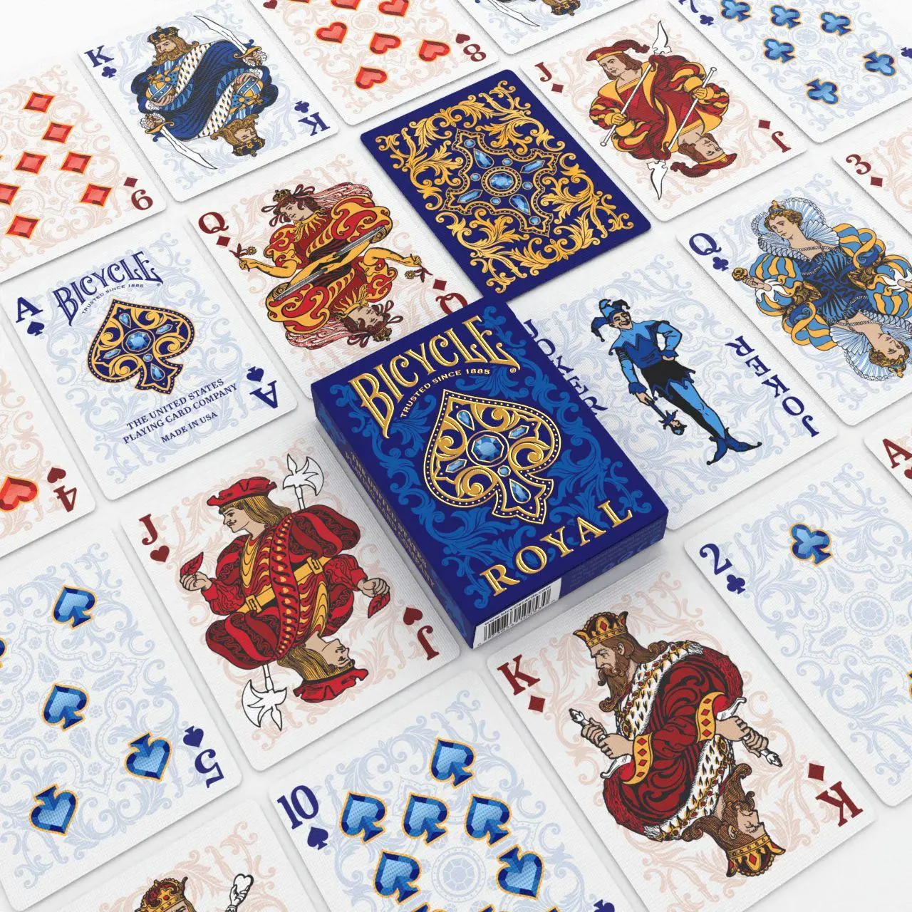 Bild: 73854100530 | Bicycle Royal, Spielkarten 54 Blatt (inkl. 2 Joker), Pokerkarten,...