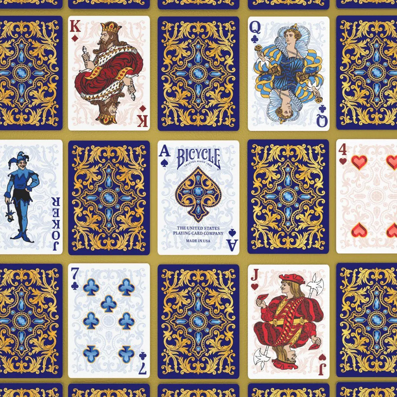 Bild: 73854100530 | Bicycle Royal, Spielkarten 54 Blatt (inkl. 2 Joker), Pokerkarten,...