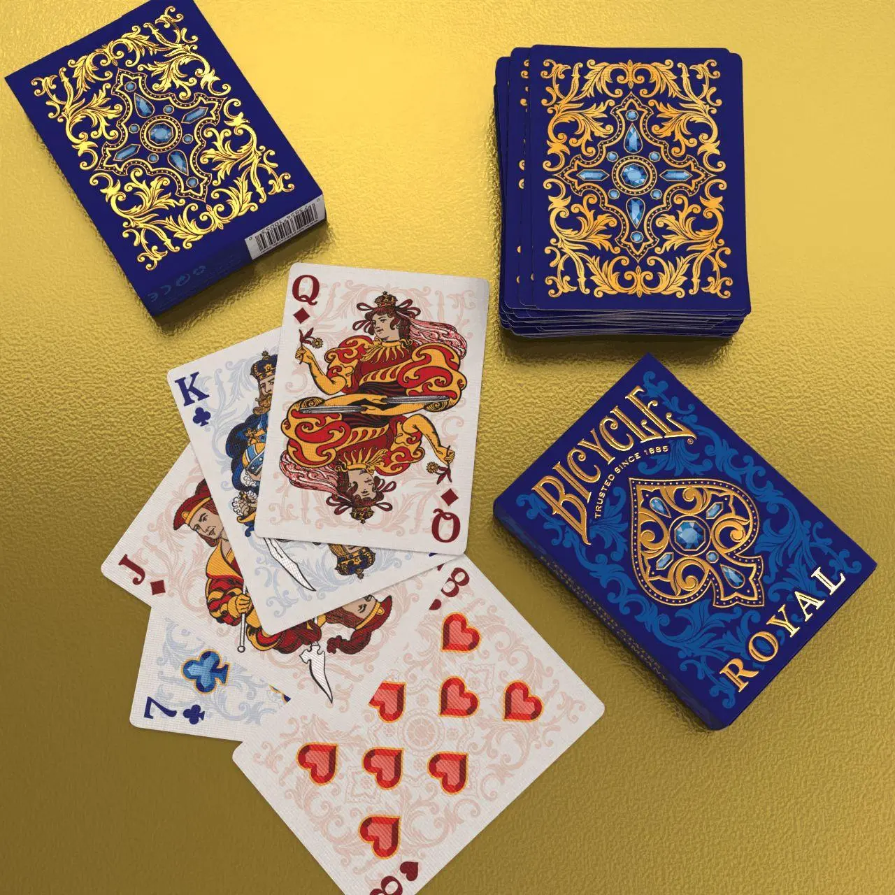 Bild: 73854100530 | Bicycle Royal, Spielkarten 54 Blatt (inkl. 2 Joker), Pokerkarten,...