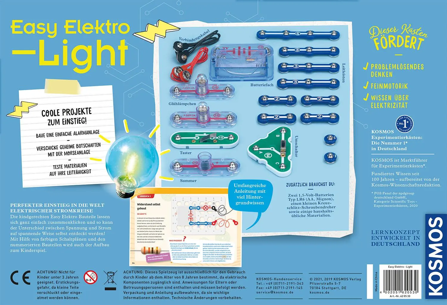 Bild: 4002051620530 | Easy Elektro - Light | Experimentierkasten | Spiel | Brettspiel | 2019