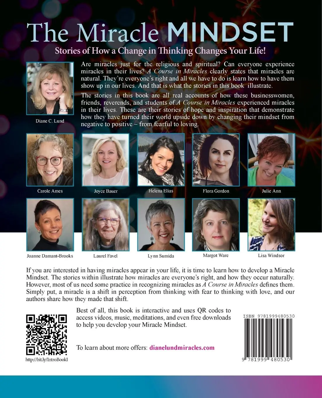 Rückseite: 9781999480530 | The Miracle Mindset. | Diane C Lund | Taschenbuch | Englisch | 2022